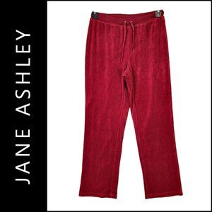 Jane Ashley Men’s Casual Red Elastic Waist Drawstring Sweatpants Pants Size  PL